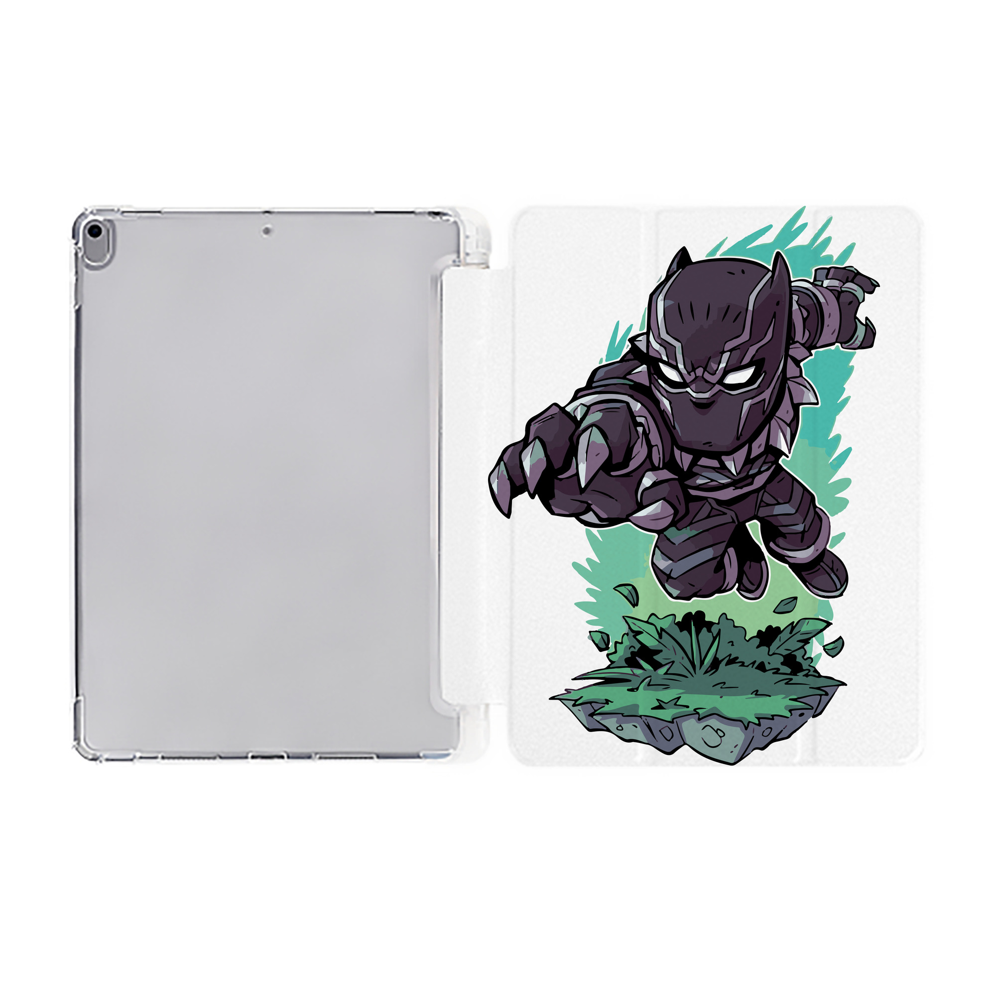 （画像用） アベンジャーズ The Avengers IPad ケース ペン収納付き 三つ折りスタンド PUレザー×シリコン 対応機種9.5/10.5/10.9インチ